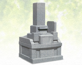 1㎡用　９寸メモリー和墓セット画像